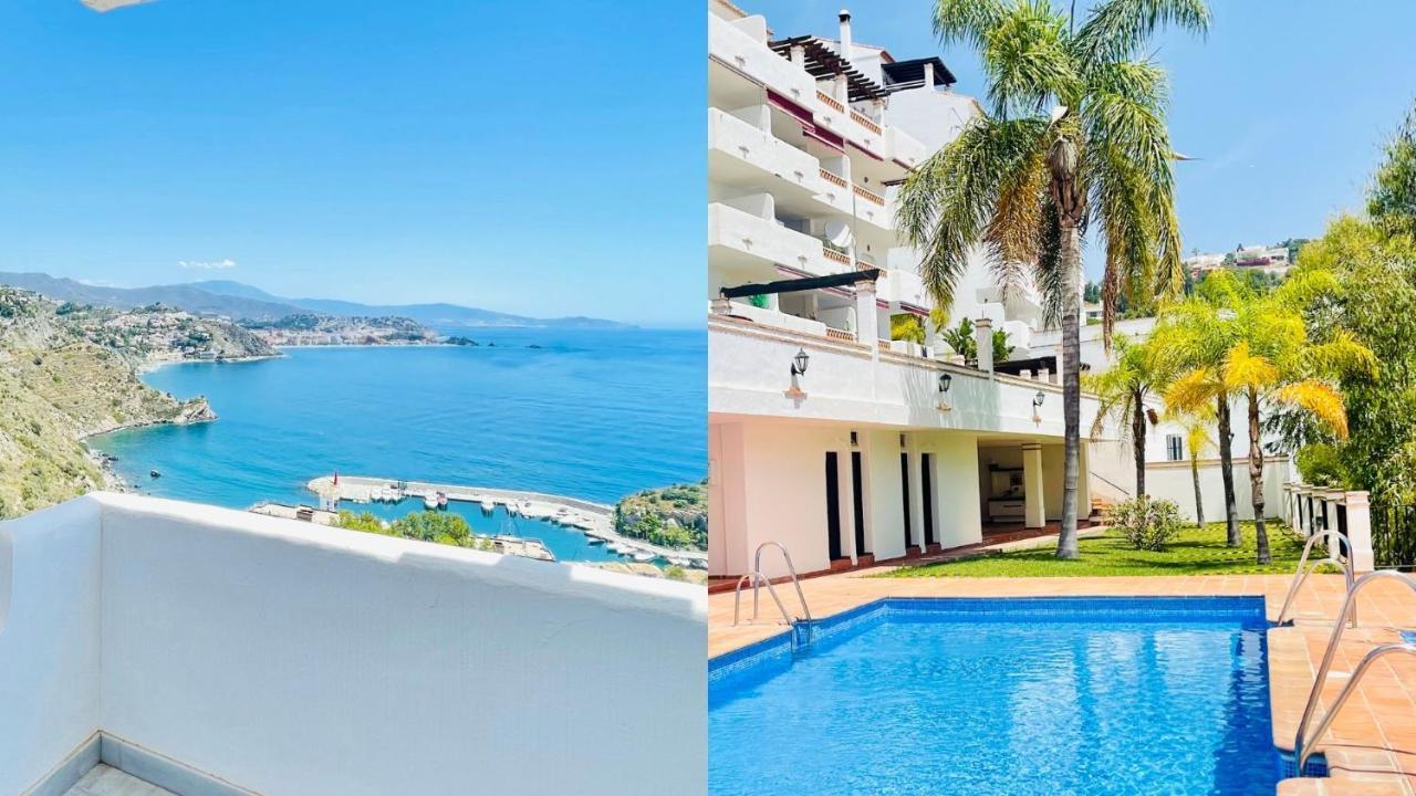 Marina Sunrise, Preciosas Vistas Al Mar Apartment La Herradura  Bagian luar foto