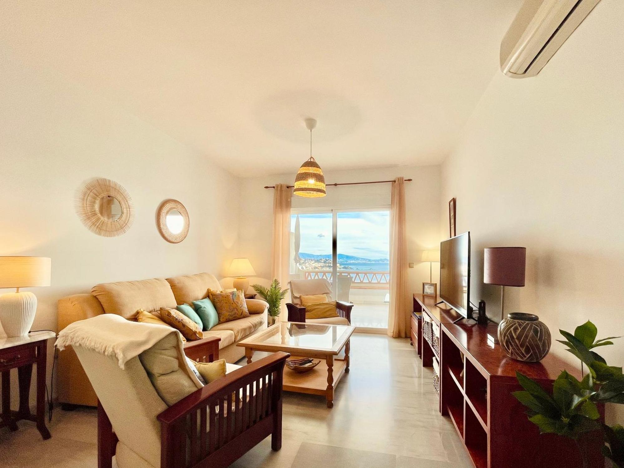 Marina Sunrise, Preciosas Vistas Al Mar Apartment La Herradura  Bagian luar foto